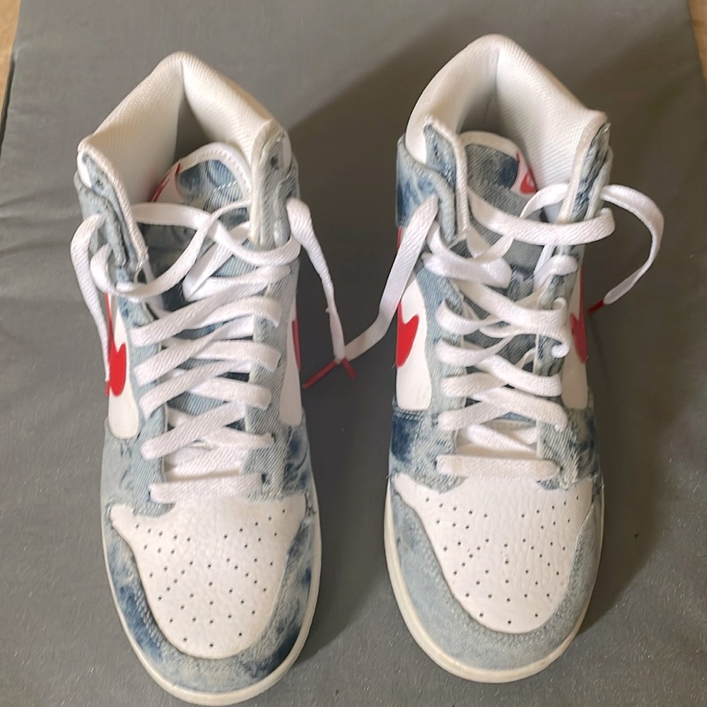 Nike Dunk High Washed Denim